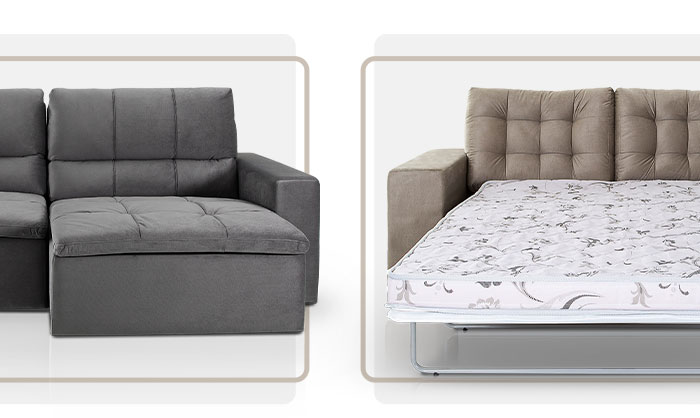 Sofá Retrátil ou Sofá-Cama: qual escolher para minha sala de estar?