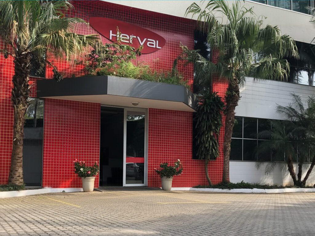 Fachada da unidade da Herval em São Paulo, São Paulo.